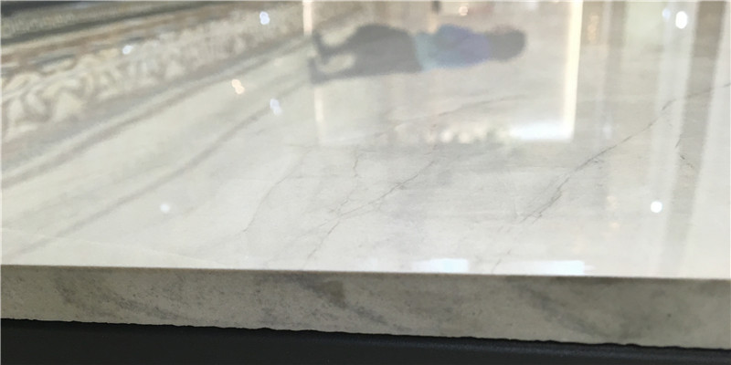 crystallized glass ceramic bathroom floor tiles brown strong sense School-16