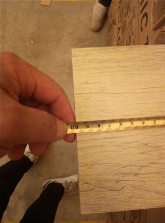 Hot oak wood effect floor tiles floortile 6x24inch 150x600mm LONGFAVOR Brand