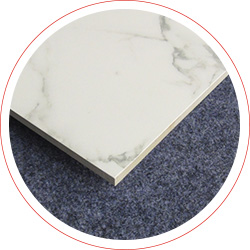 LONGFAVOR new design white porcelain tile hardness School-12