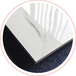 LONGFAVOR new design white porcelain tile hardness School-15