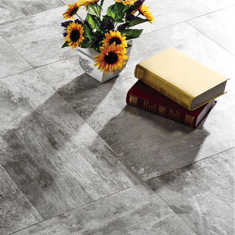 60x60cm Commercial Grade Grey Color Cement Rustic Glaze Porcelain Indoor Tile 1SP66H02W