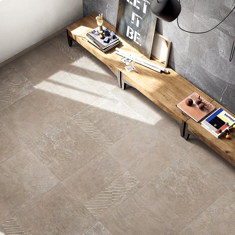 Matera rock Dark Brown Full Body Porcelain  Tiles RC66R0F20M