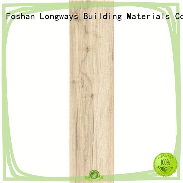 150X600mm Brown Color Ceramic Pattern Wood Look Floor Tile In Foshan DH156R6A16