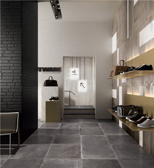 LONGFAVOR retro cement grey Porcelain  Tiles RC66R0C62M Industrial Style Full Body Tiles image19