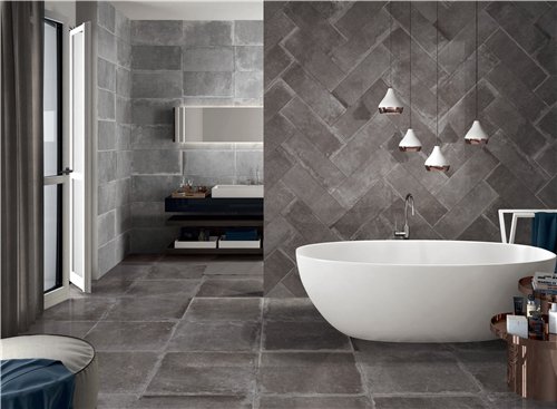 LONGFAVOR retro cement grey Porcelain  Tiles RC66R0C62M Industrial Style Full Body Tiles image19