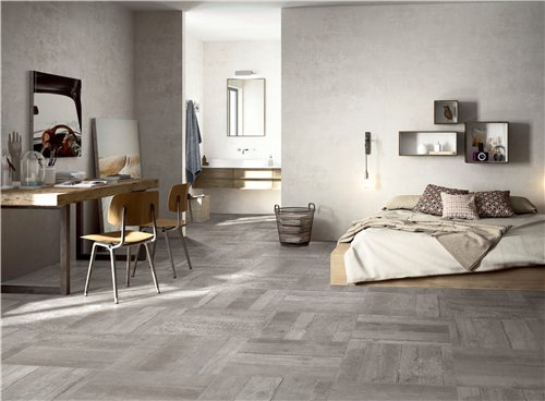 Wooden Grey Full Body Porcelain Tile RC66R0D21W