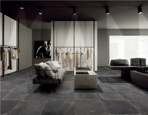 LONGFAVOR 60x60cm Dark Grey Fashion Trendy Cement Floor Tile Rustic Floor Tile JC66R0E07 Inkjet Cement Floor Tiles image9