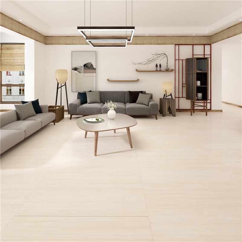 LONGFAVOR 60x120 Beige Color Marble Design Polished Porcelain Floor Tiles For Bedroom FQ612G0A07 60X120CM Glazed Porcelain Floor Tile image4