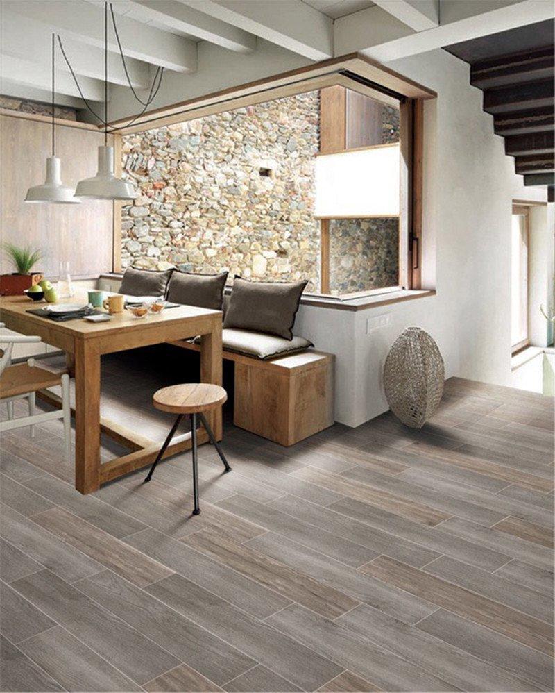 wooden wooden style floor tiles 150x800mm popular wood Apartment