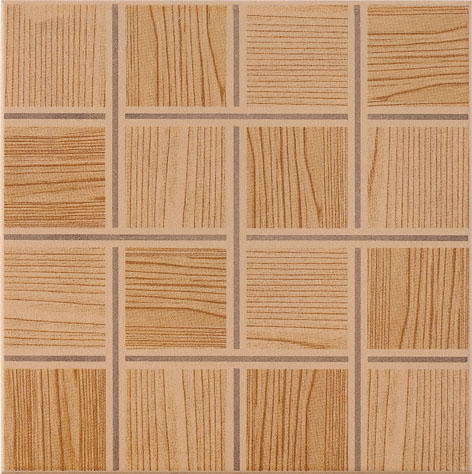 wooden 300x300mm Ceramic Floor Tile tile hardness Hotel