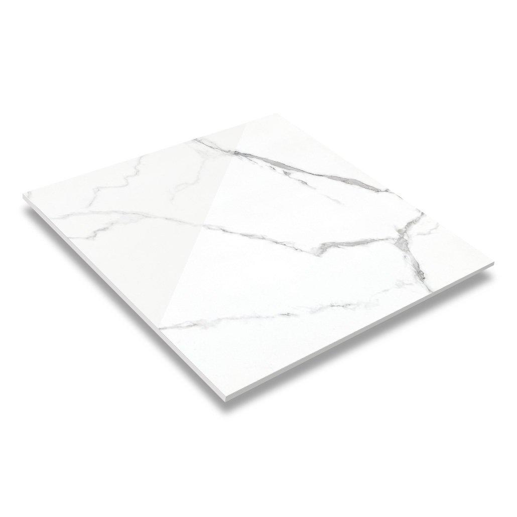 32''x32'' Snow White Marble Diamond Glazed Porcelain Floor Tile DN88G0C011