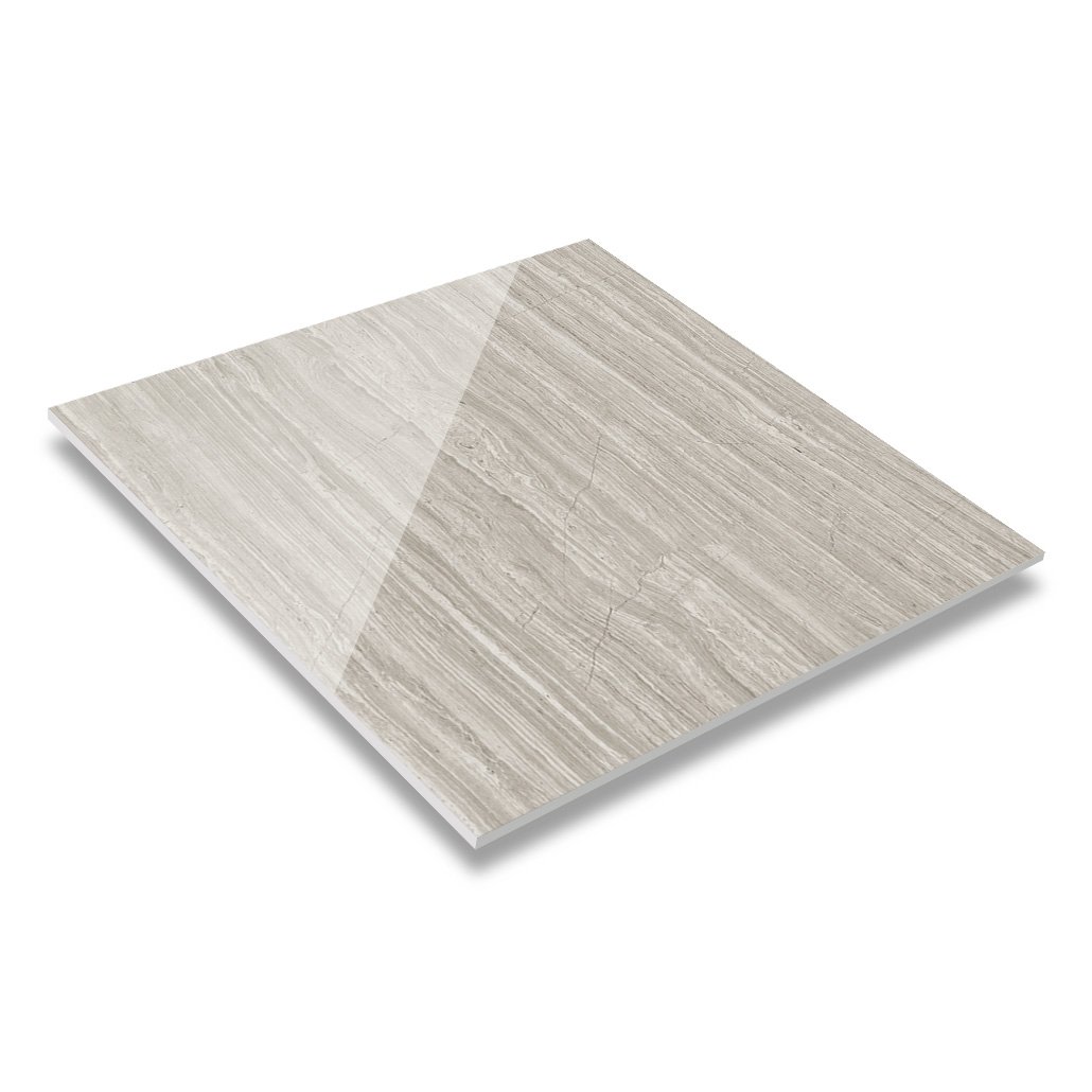 LONGFAVOR Grey Wooden 60x60 / 80X80 Matt/Glossy Finish Marble Look Tiles SJ66G0C11T/M Full Polished Glazed Marble Tiles image10