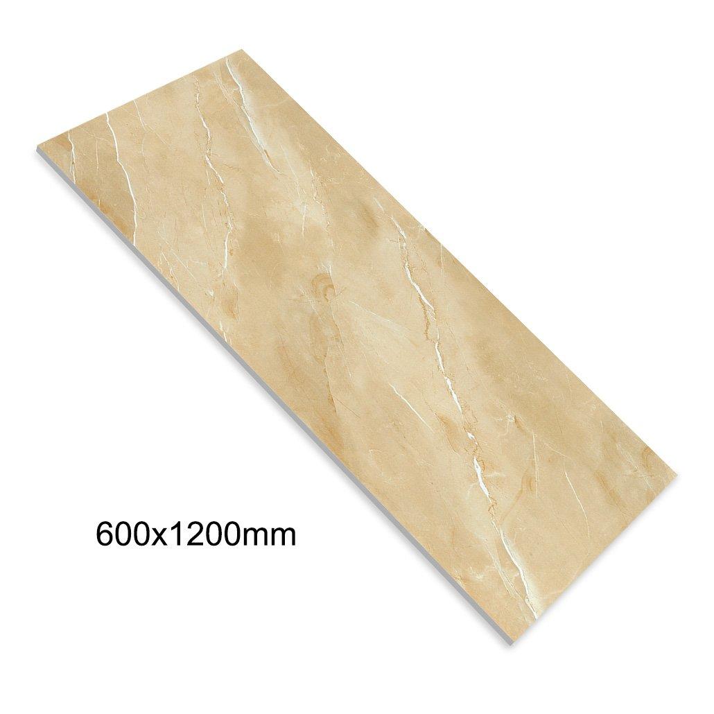 crystallized glass ceramic bathroom floor tiles glossy excellent decorative effect Apartment