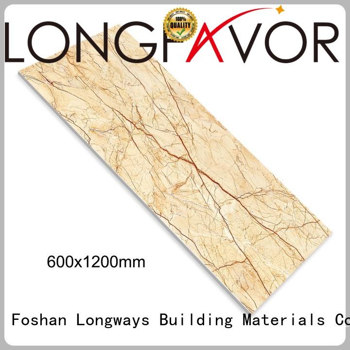 Hot 60x120 diamond marble tile nonslip rustic LONGFAVOR Brand