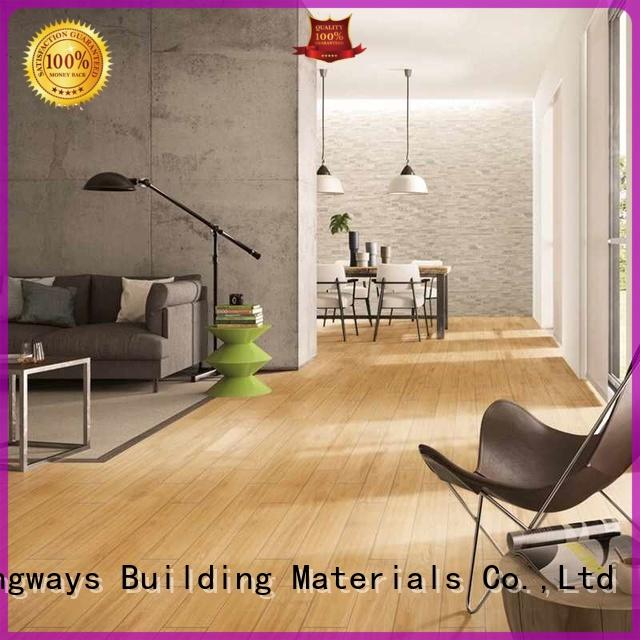 LONGFAVOR flooring wood texture floor tiles ODM Apartment