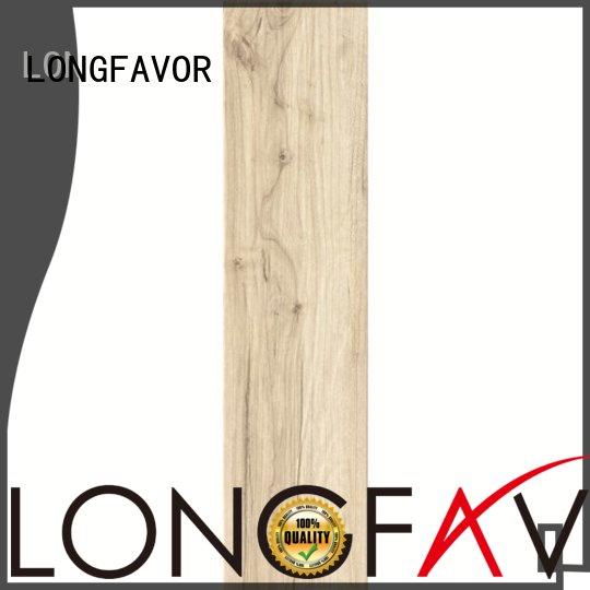 LONGFAVOR glossiness wood tile flooring cost high quality Super Market