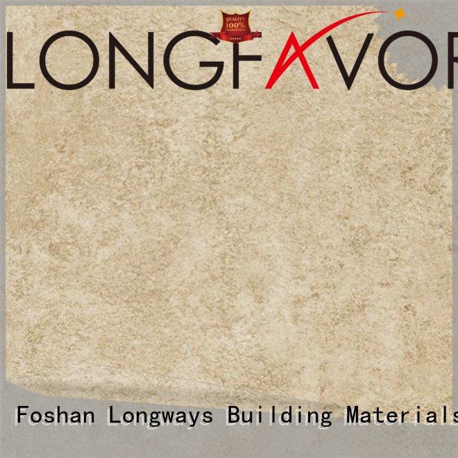 LONGFAVOR modern disign white cement tile on-sale Office Building