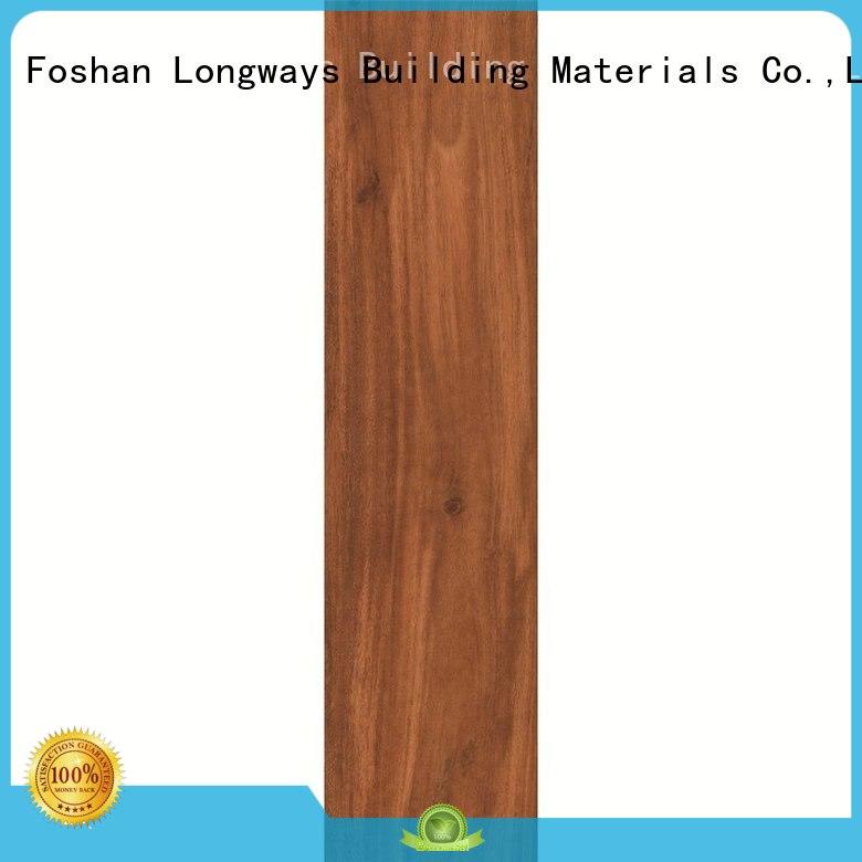 LONGFAVOR wooden wood effect outdoor tiles popular wood School