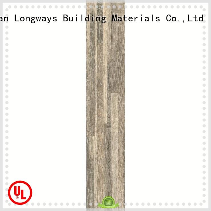 LONGFAVOR natural ceramic tile wood look planks popular wood Apartment