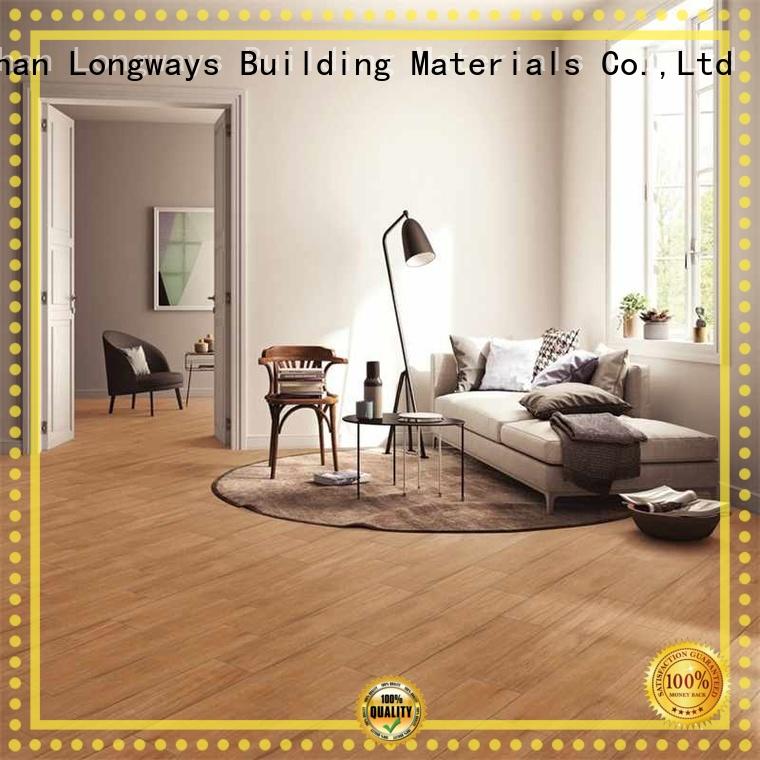 LONGFAVOR Brand large grey decorative dh156r6a08 wood look tile cost