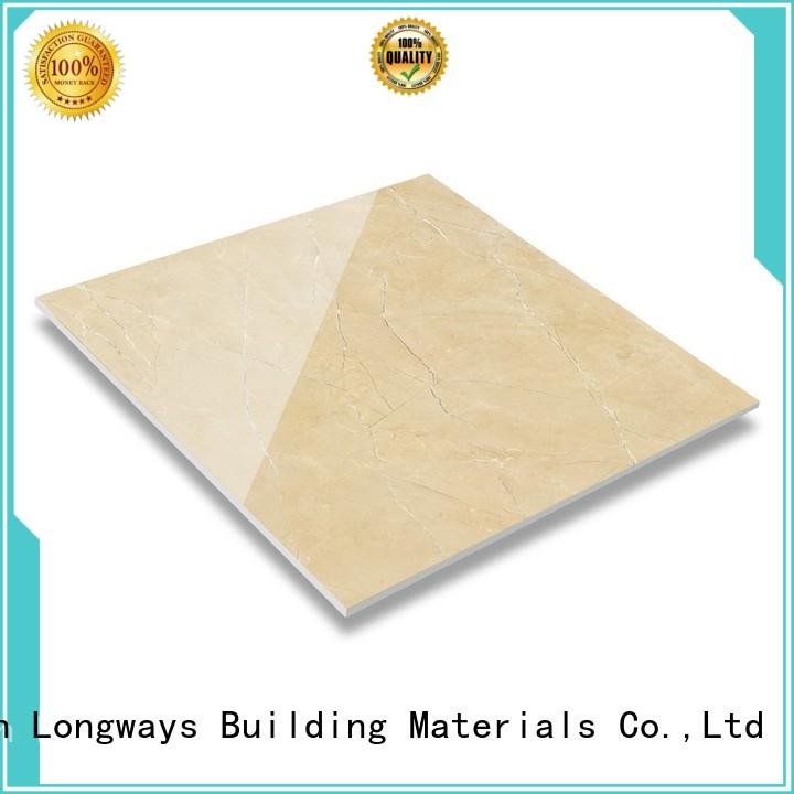 fashion trendy LONGFAVOR Brand marble polished floor tiles which looks like marble factory