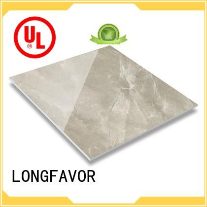 LONGFAVOR realistic decorative effect polished glazed tiles high quality Super Market