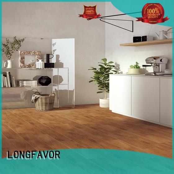 LONGFAVOR suitable wood texture floor tiles high quality Super Market