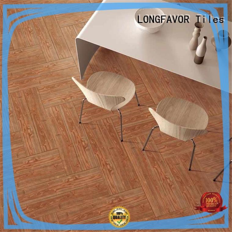 LONGFAVOR sz158407 wood texture floor tiles supplier Apartment