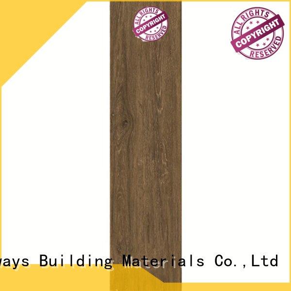 LONGFAVOR glossiness wood look tile planks high quality Super Market