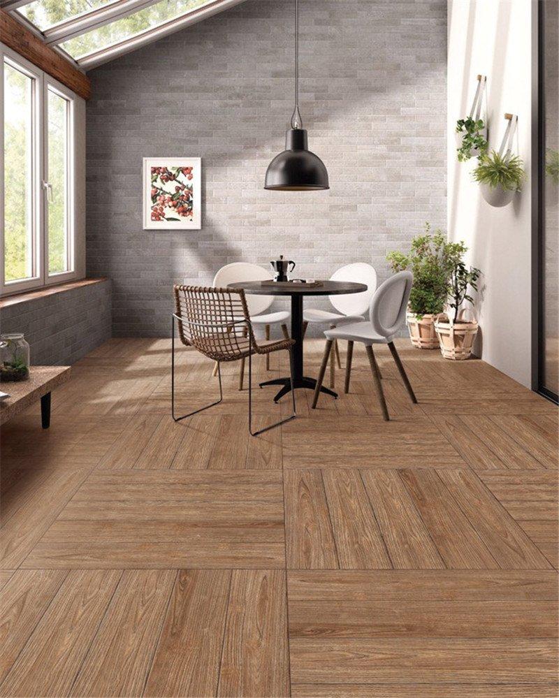 150x800mm Bathroom floor or wall  Brown Wood-look Ceramic Tile P158035M-1