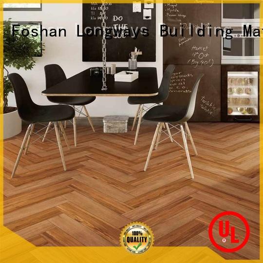 or wood texture floor tiles ODM Hotel LONGFAVOR